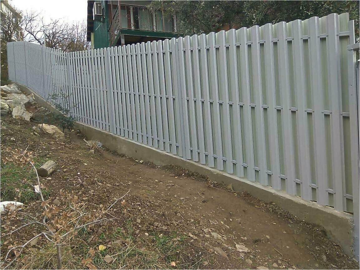 Забор из штакетника 115м фото5 в Рыбинске