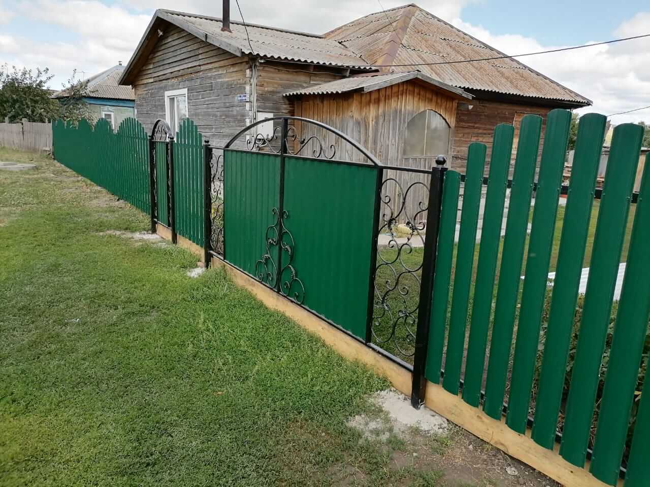 забор из штакетника Зеленый Мох фото3 в Рыбинске