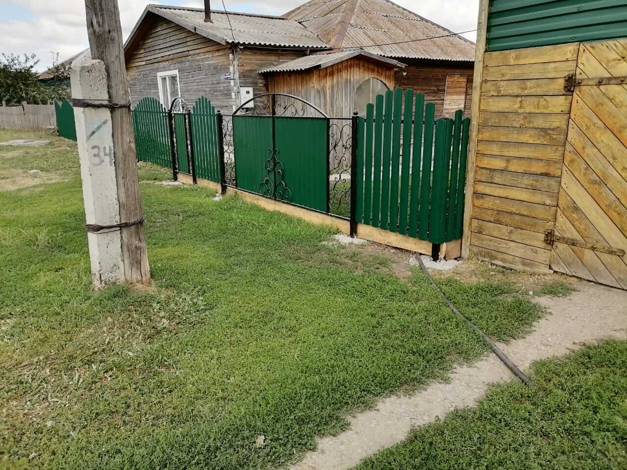 забор из штакетника Зеленый Мох фото2 в Рыбинске