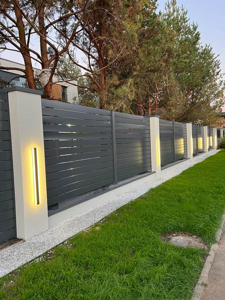 Забор-ранчо из металлопланкена 36м RAL7024 Серый Графит фото 13 в Рыбинске